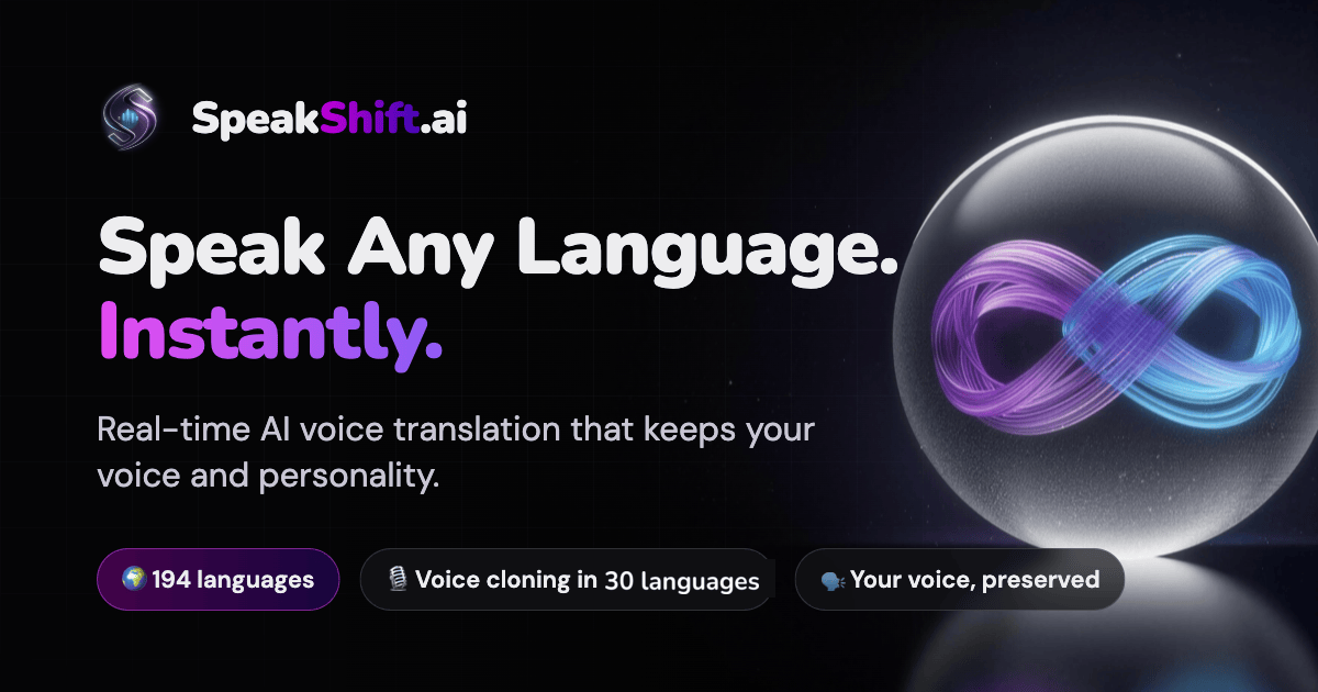 Speakshift.ai